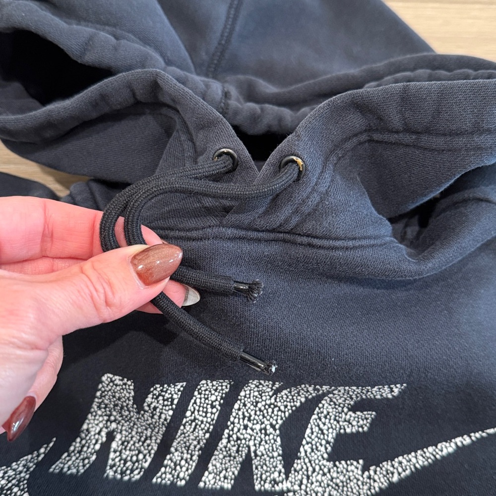 NIKE SB Black Cotton Fleece Pullover‎ Active Long Sleeve Hoodie Size Small - Picture 7 of 10